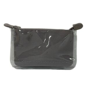 Louis Vuitton Gray FONDATION Museum Unable confirm Pouch